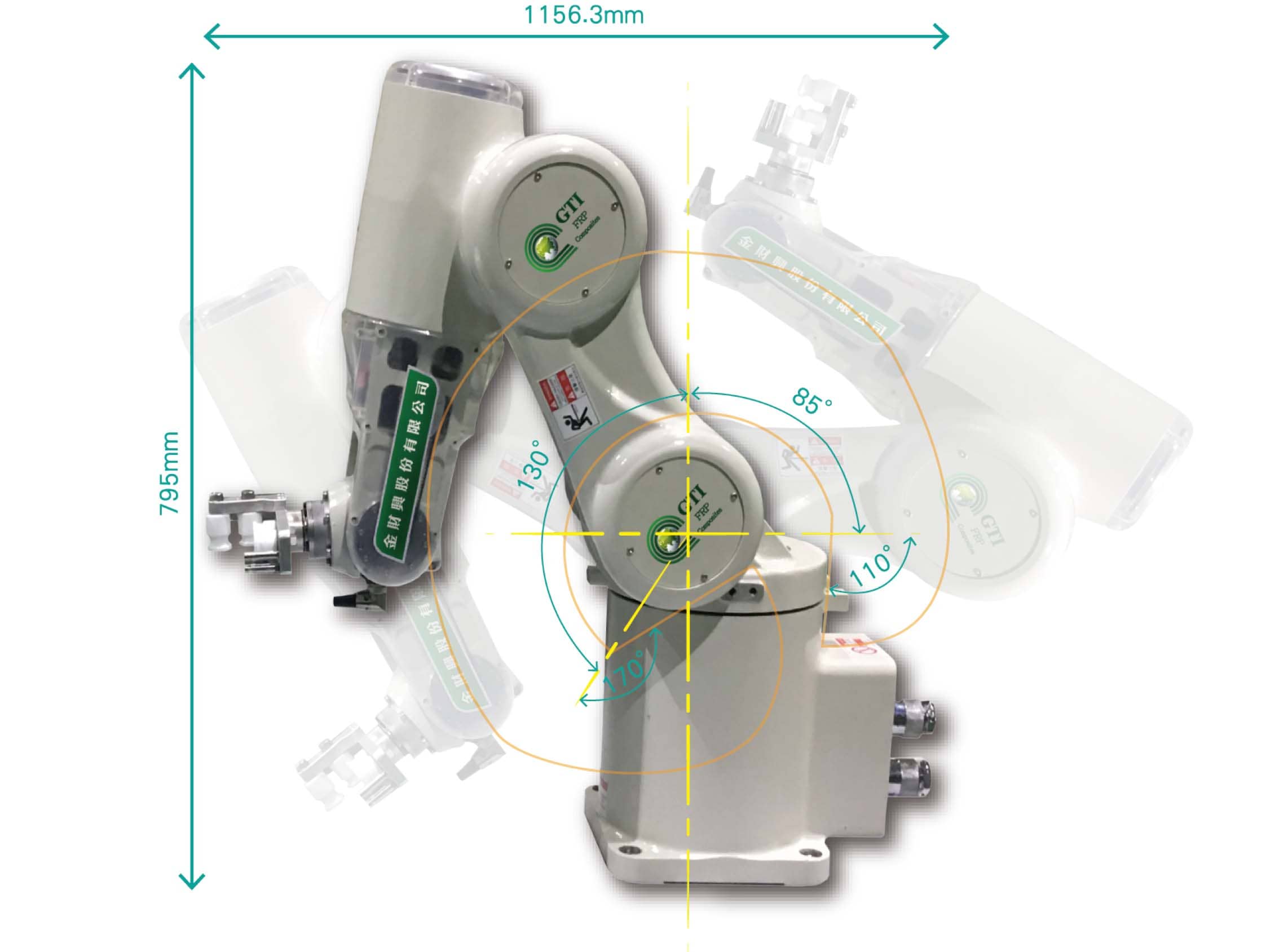 Robot Arm Filament Winding Machine